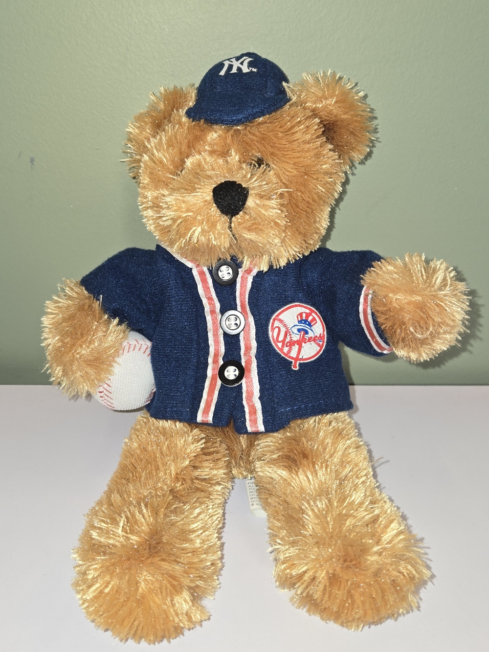 Vintage Good Stuff MLB New York Yankees Teddy Bear Plush 10"